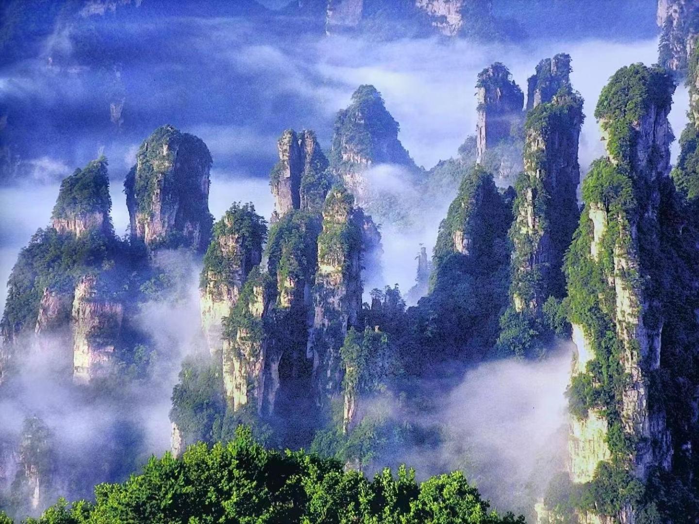 Yijingju Humanistic Inn Zhangjiajie Buitenkant foto
